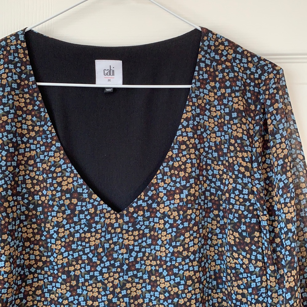 Cabi floral poise dress M - Picture 4 of 7